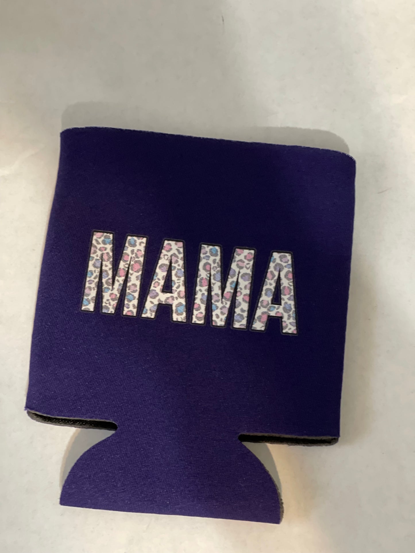 Cheetah Mama Koozie
