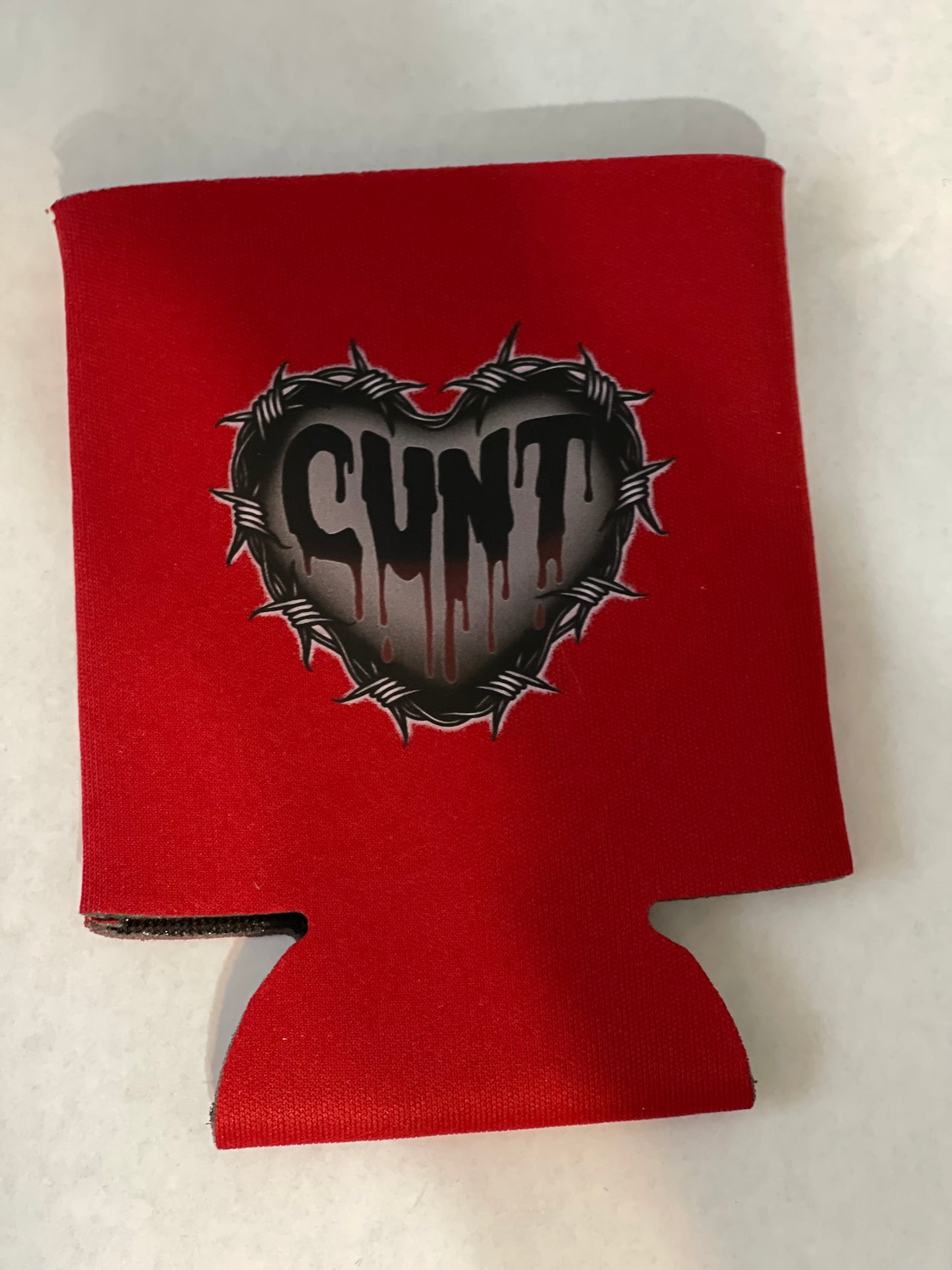 Red “Cunt” Koozie