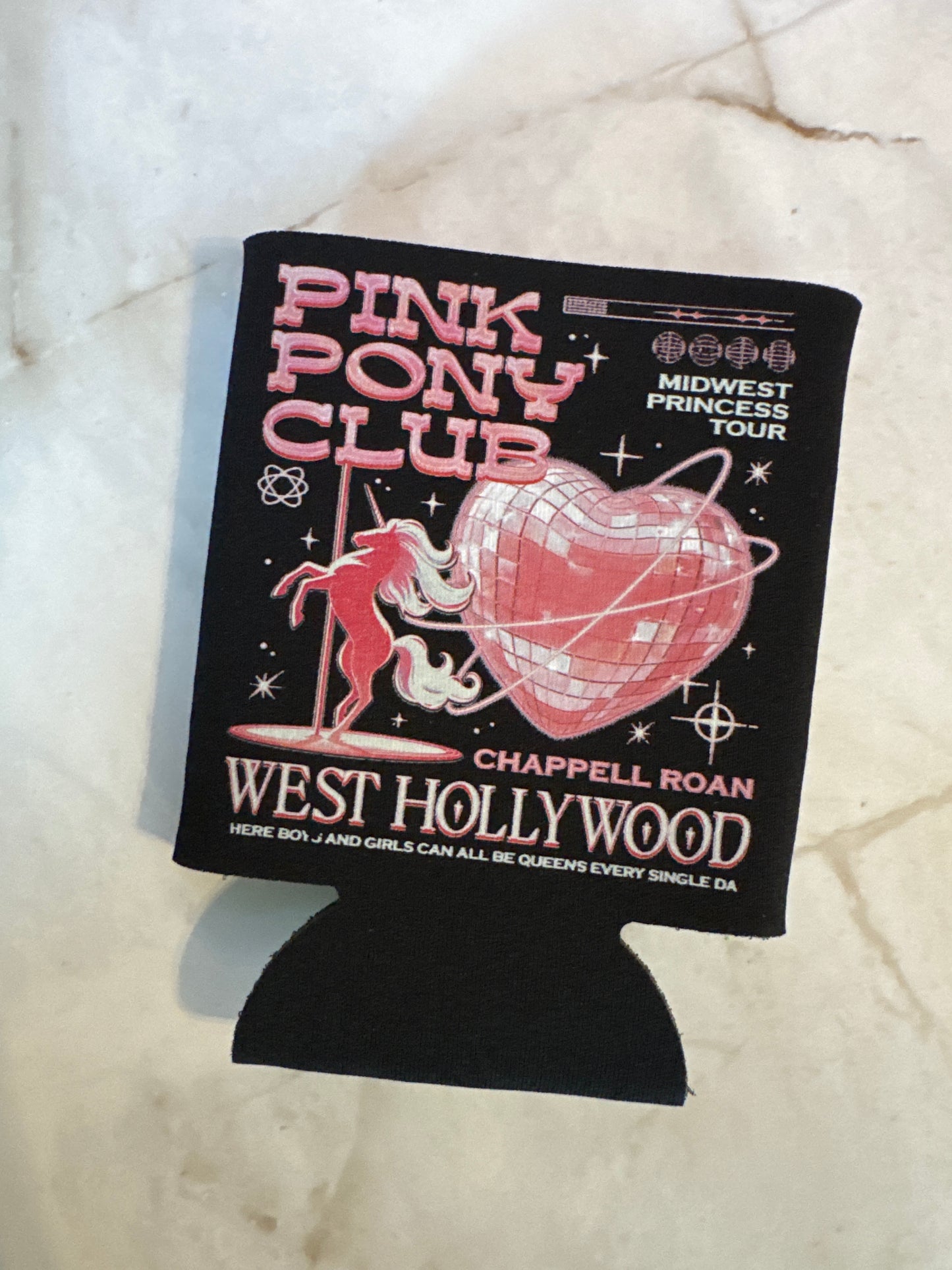 Pink Pony Koozie
