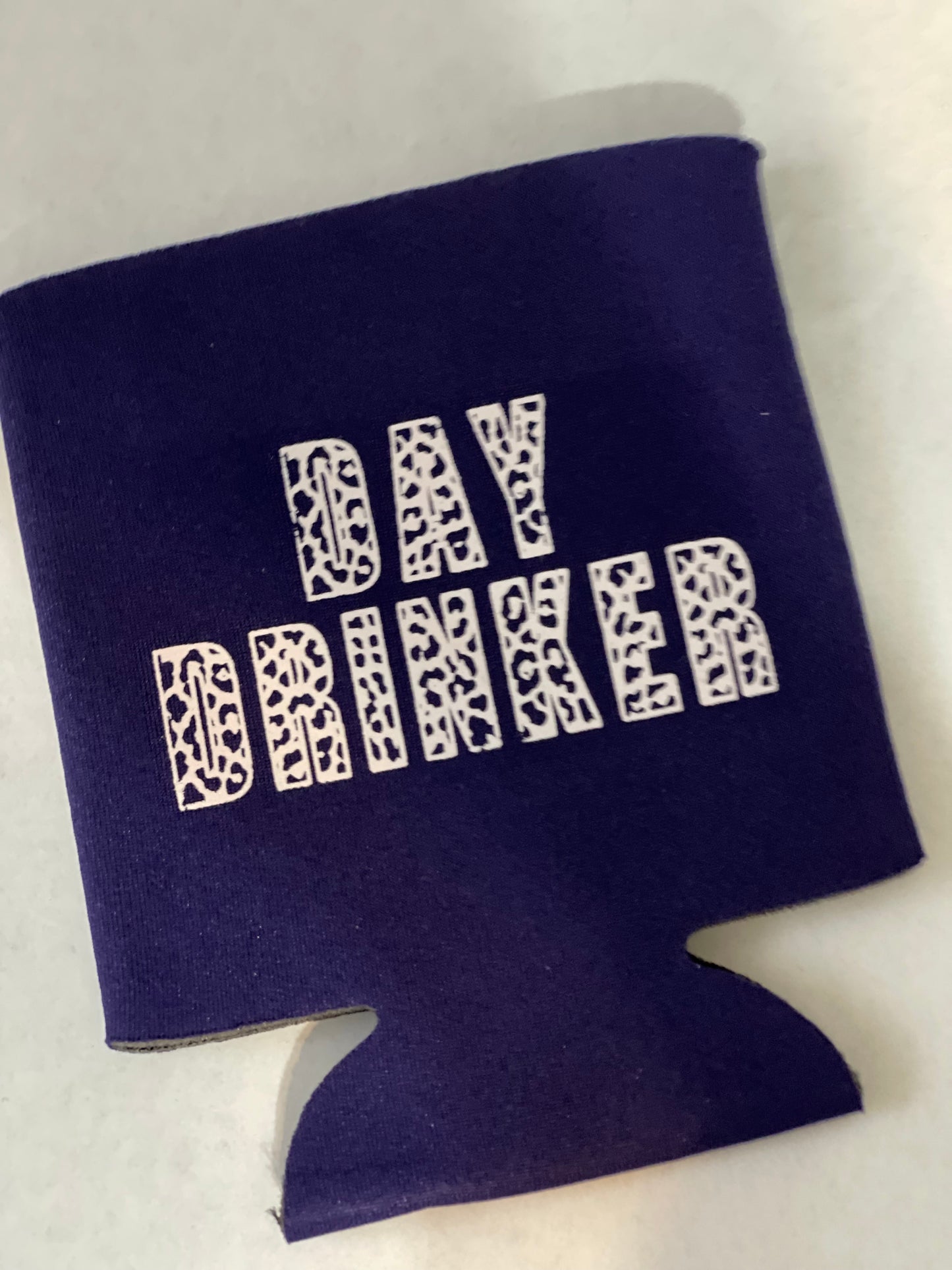 Purple Day Drinker koozie