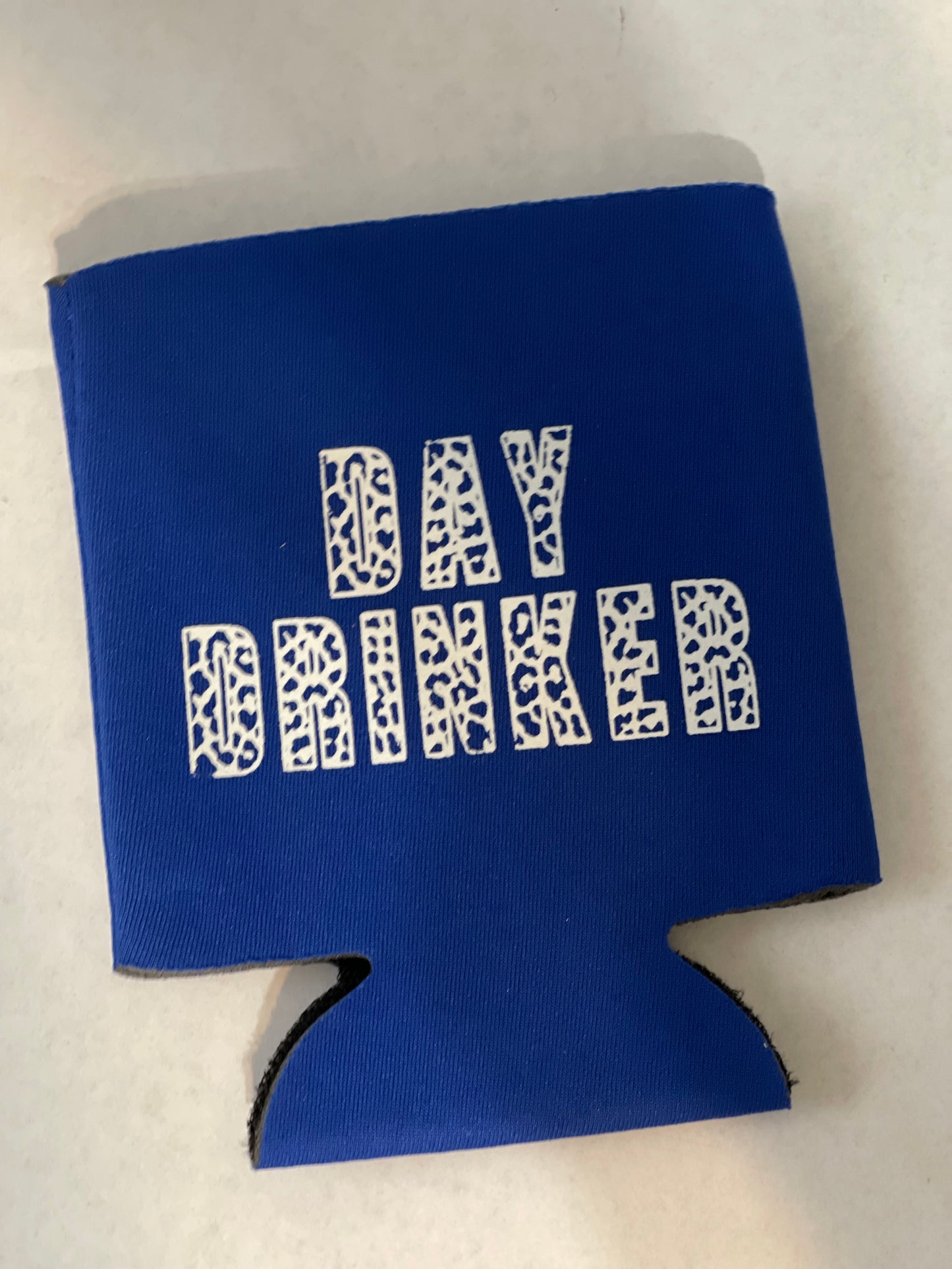 Blue Day Drinker koozie