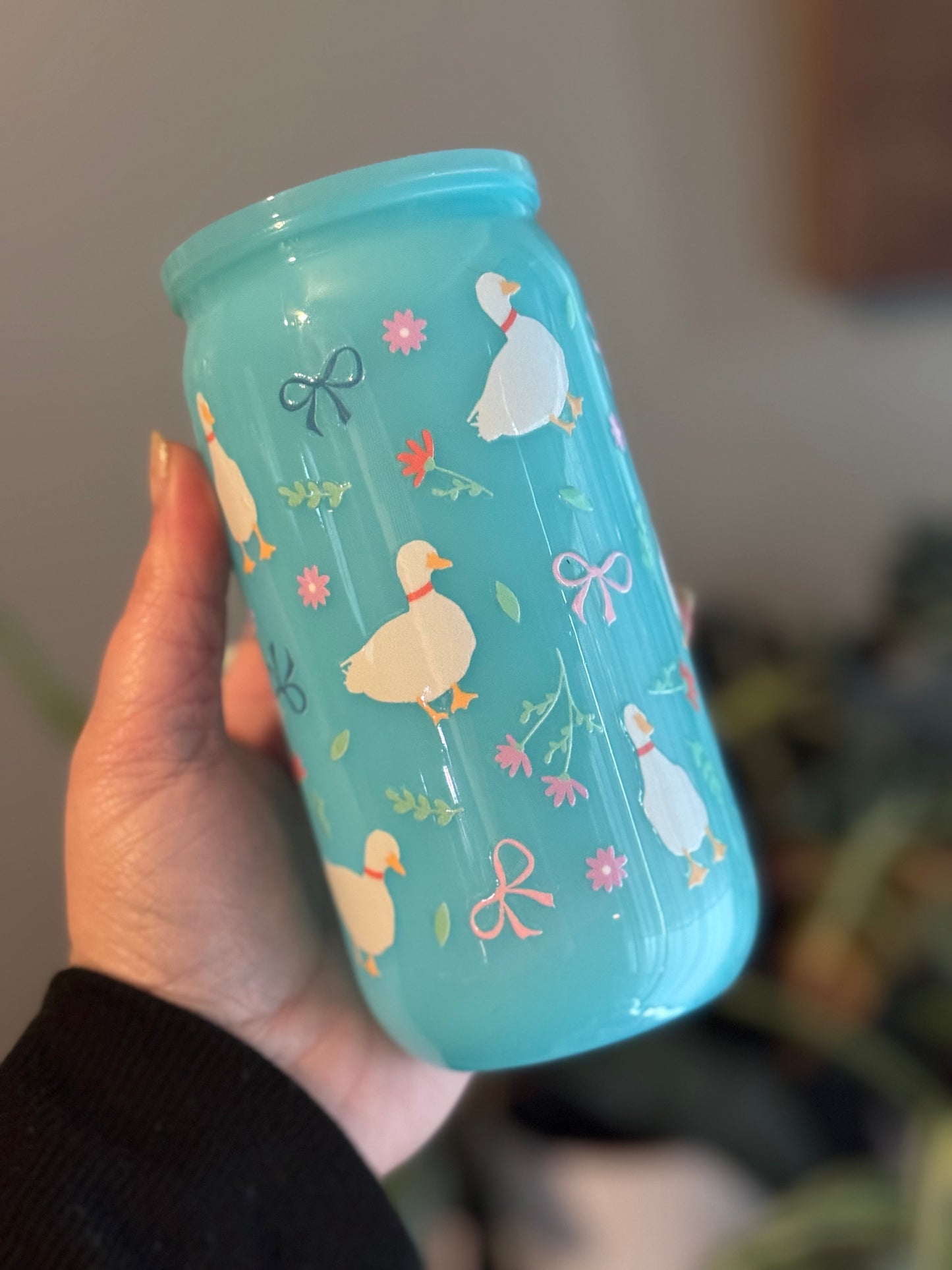 Goose Plastic Can Glass