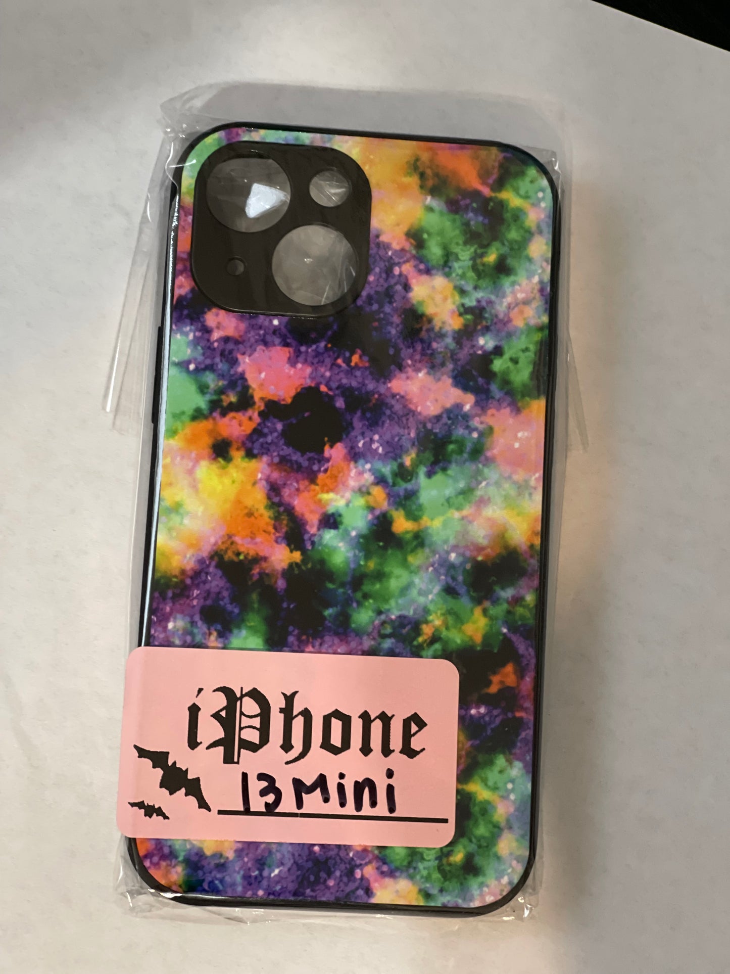 Neon Galaxy iPhone 13 mini case