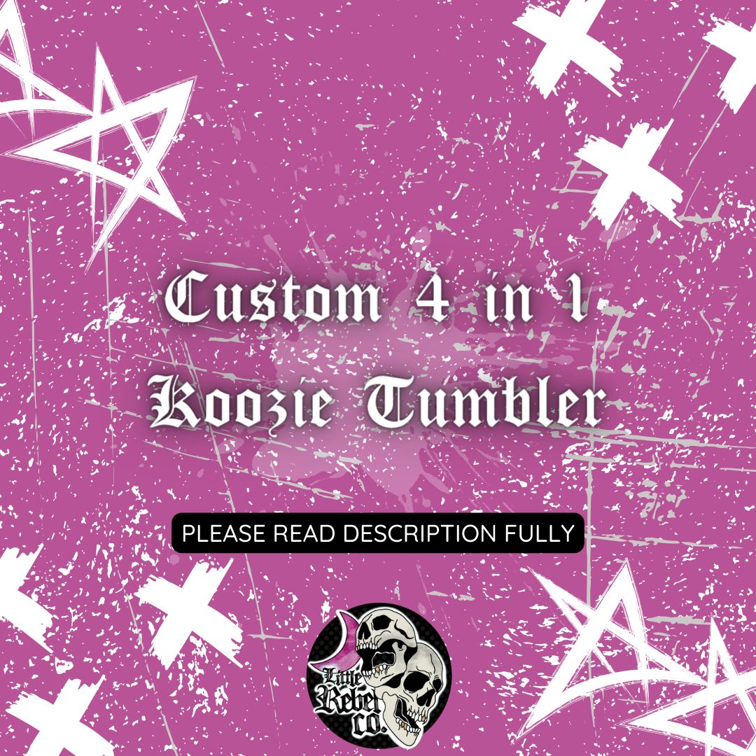 Custom Sublimation 4-in-1 Koozie Tumbler