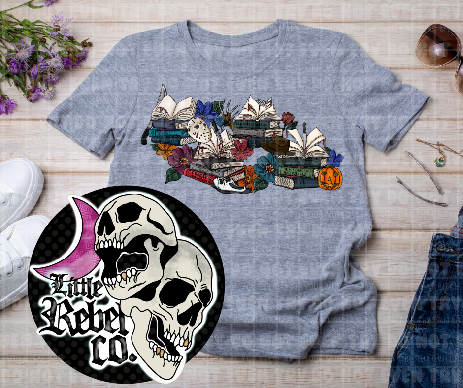 Masked Men Book Stack Tee