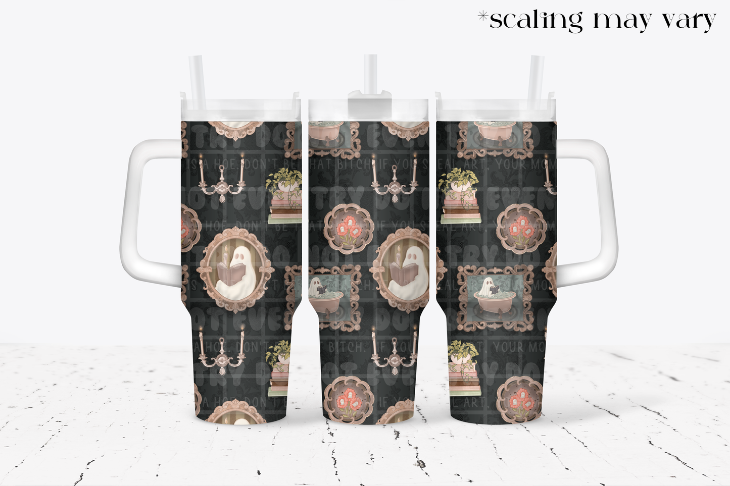 Ghost Frames Tumbler