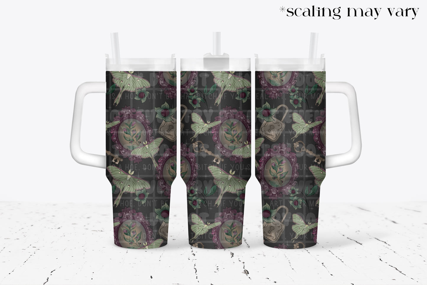 Dark Moths Tumbler