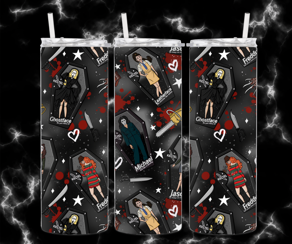 Dark Horror Dolls Tumbler