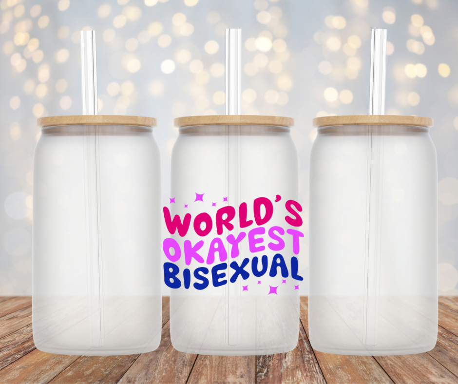 World’s Okayest Bisexual Glass
