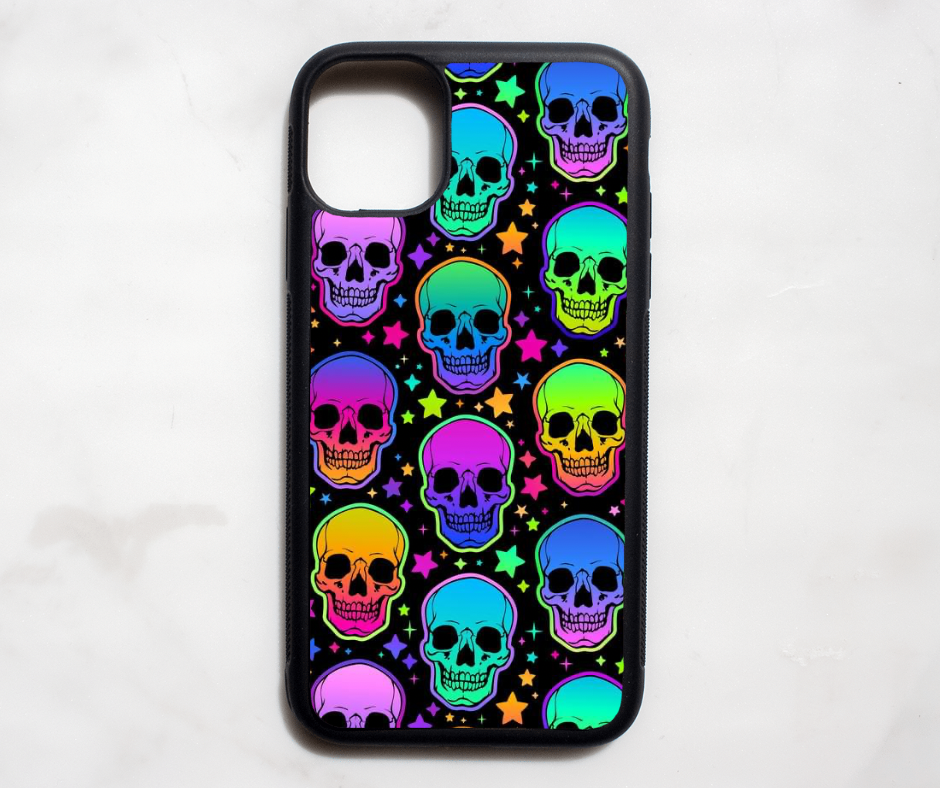 Rainbow Skulls Case