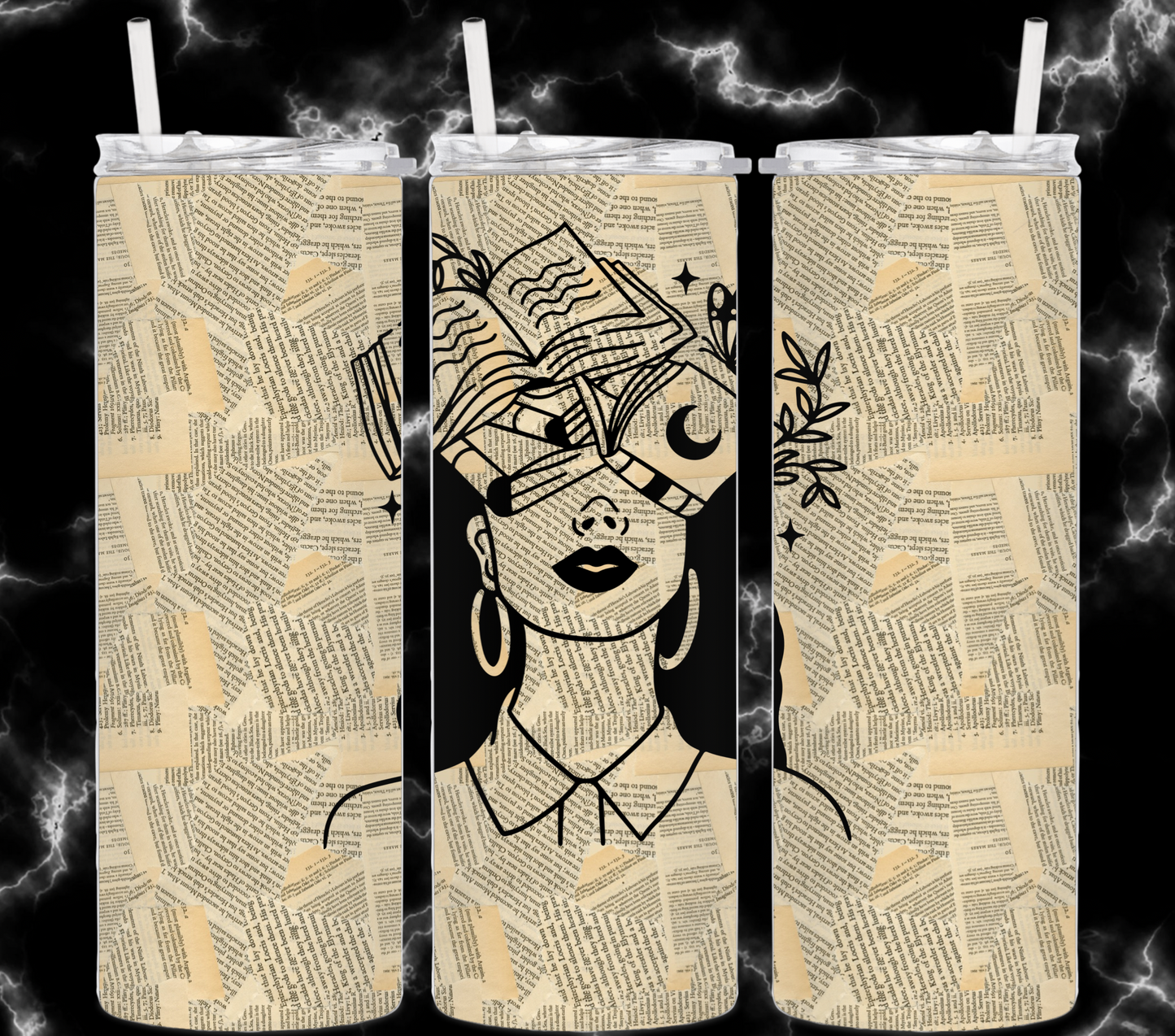 Head Full of Books Tumbler