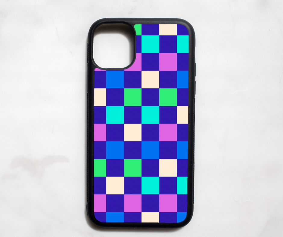 Neon Checkers Case
