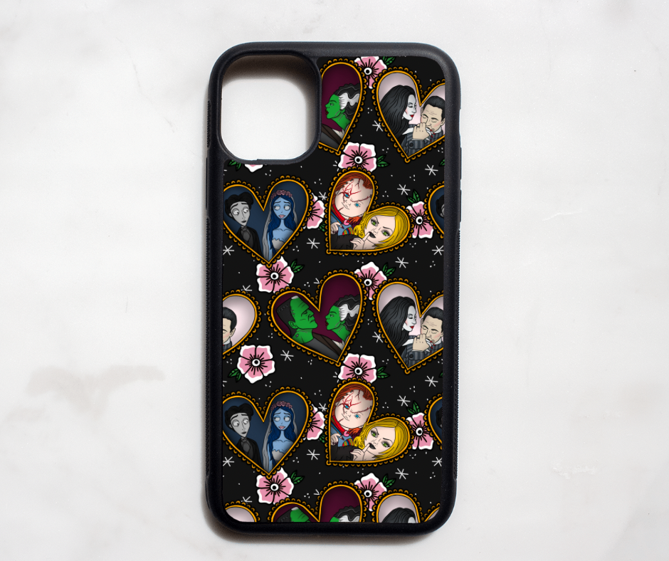 Horror Hearts Phone Case