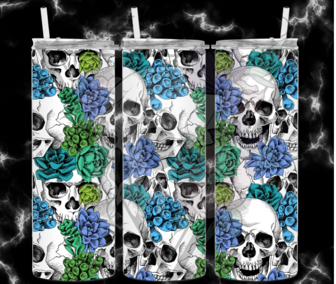 Floral Skulls