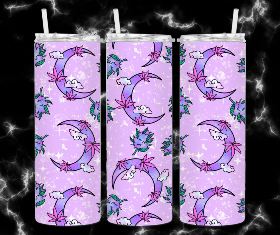 Moon Flowers Tumbler