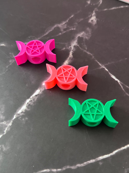 Triple Moon Straw Toppers