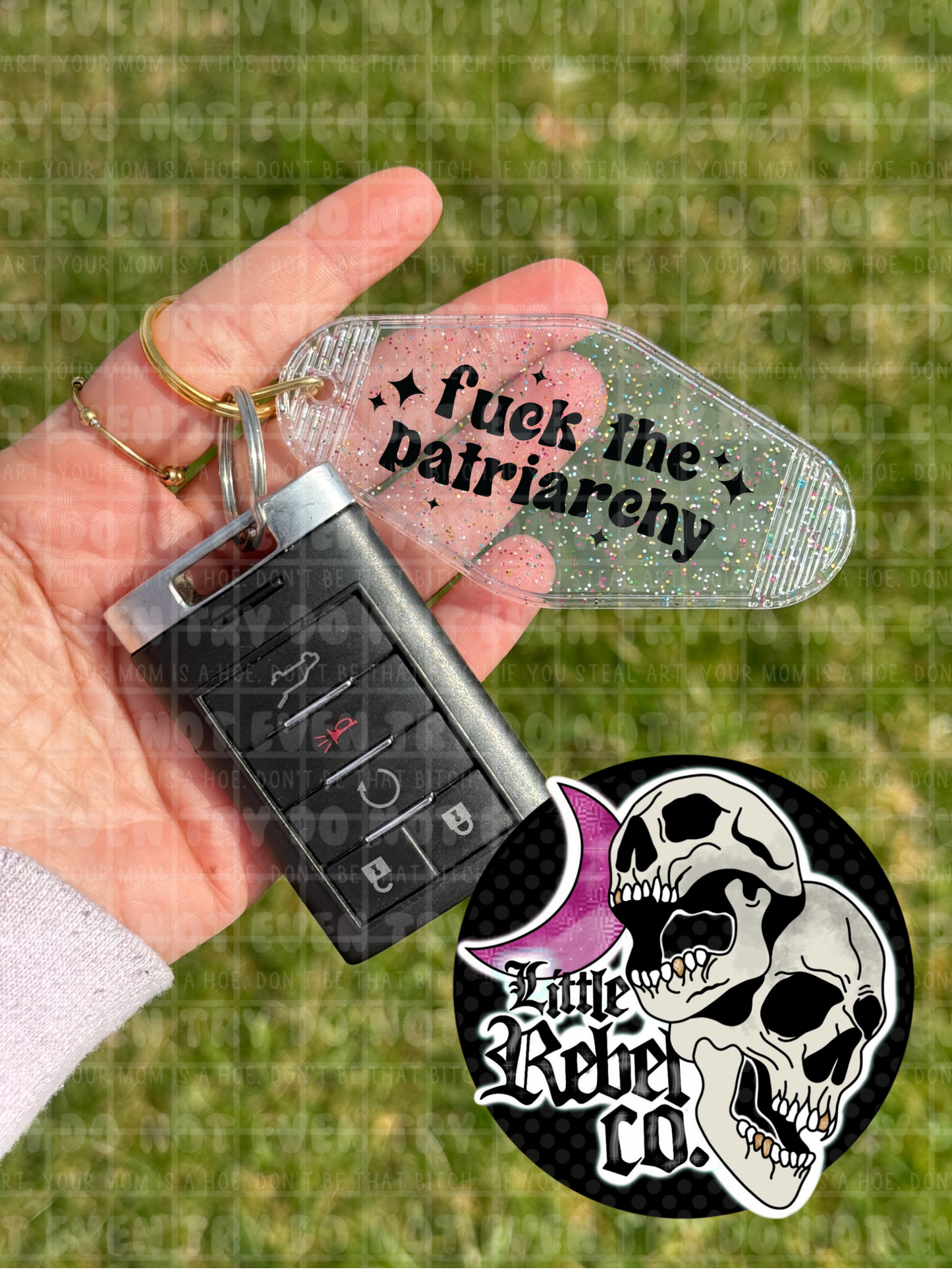 F*ck the Patriarchy Keychain