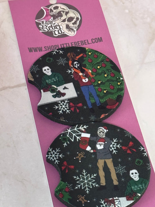 Horror Christmas Coasters