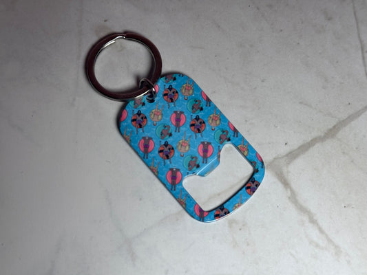 Horror Floats Bottle Opener Keychain