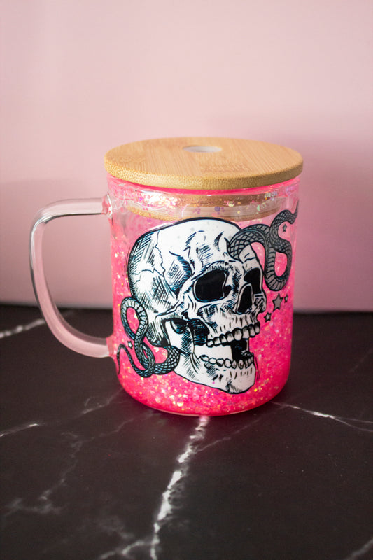 Snake & Skull Snowglobe Mug