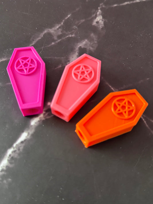 Coffin Straw Toppers