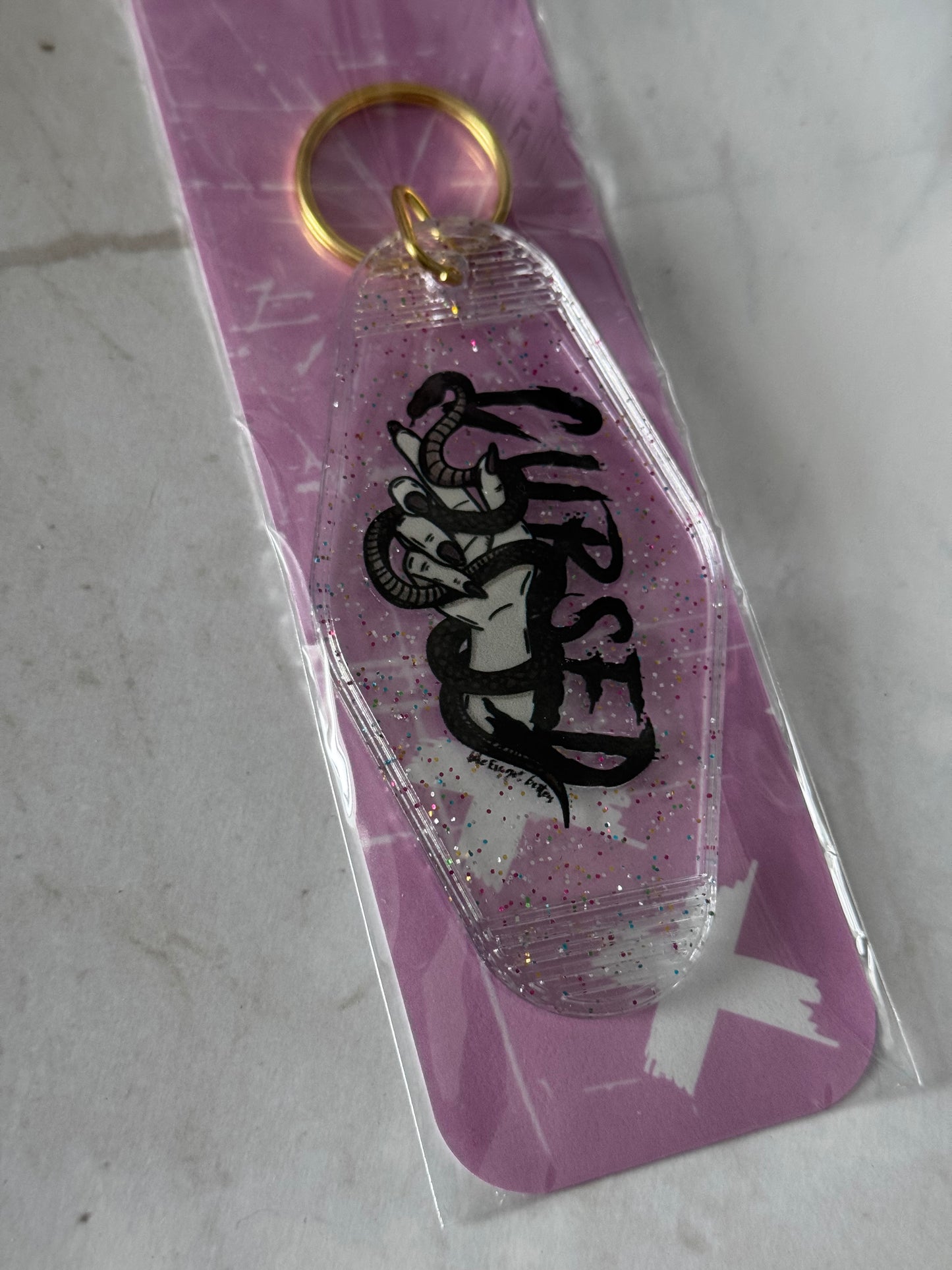 Cursed Motel Keychain