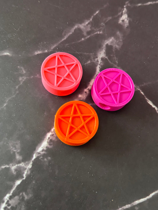 Pentagram Straw Toppers