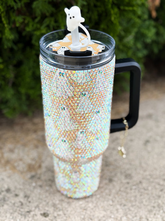 Rhinestone Ghostie 40oz Tumbler Set