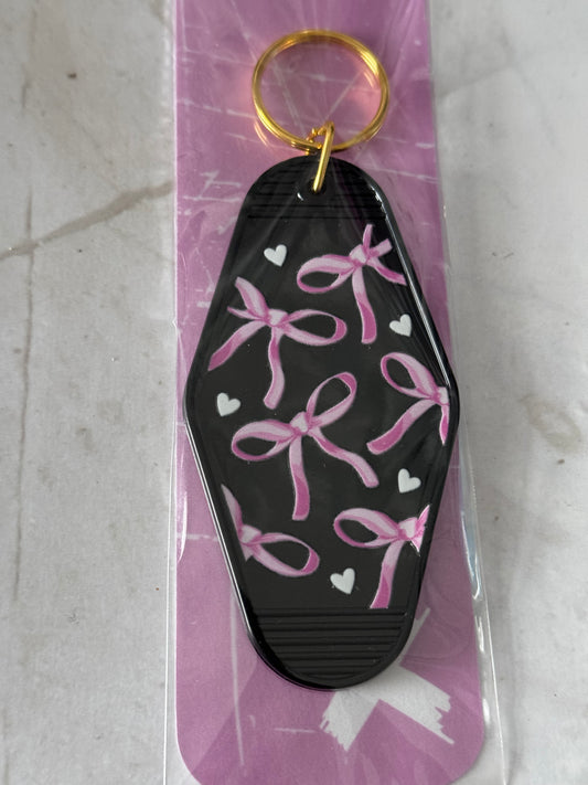 Bows Motel keychain