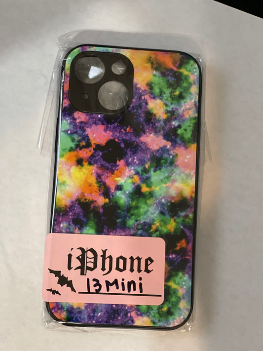 Neon Galaxy iPhone 13 mini case