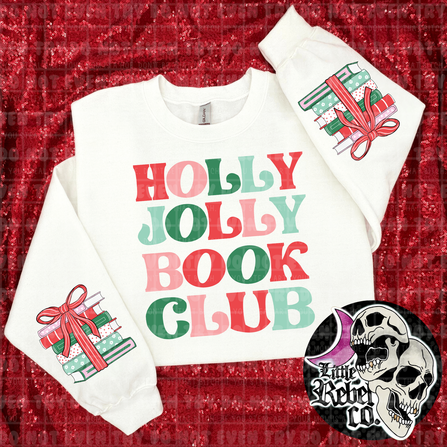 Holly Jolly Book Club Tee