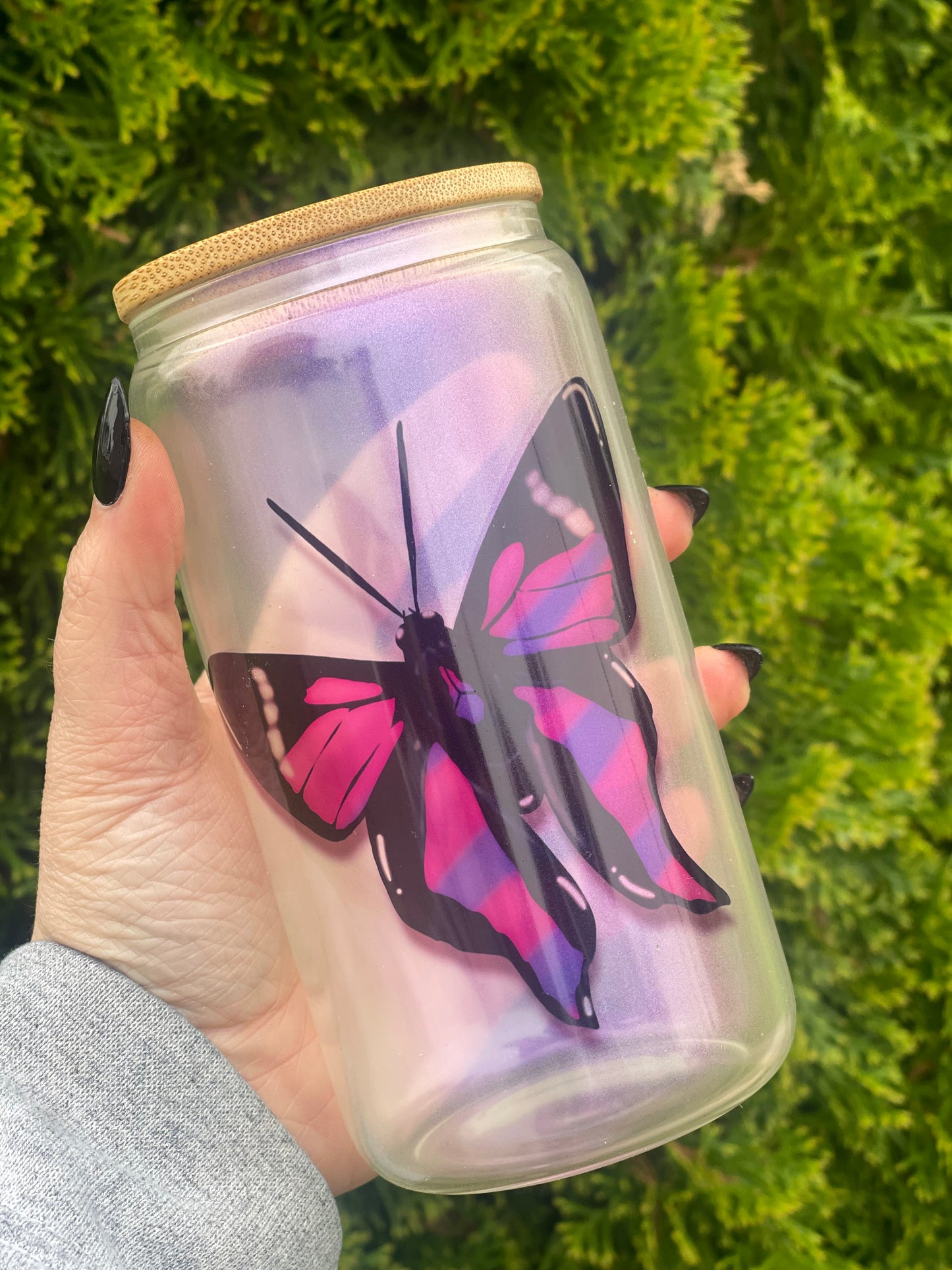 Bi Butterfly Glass