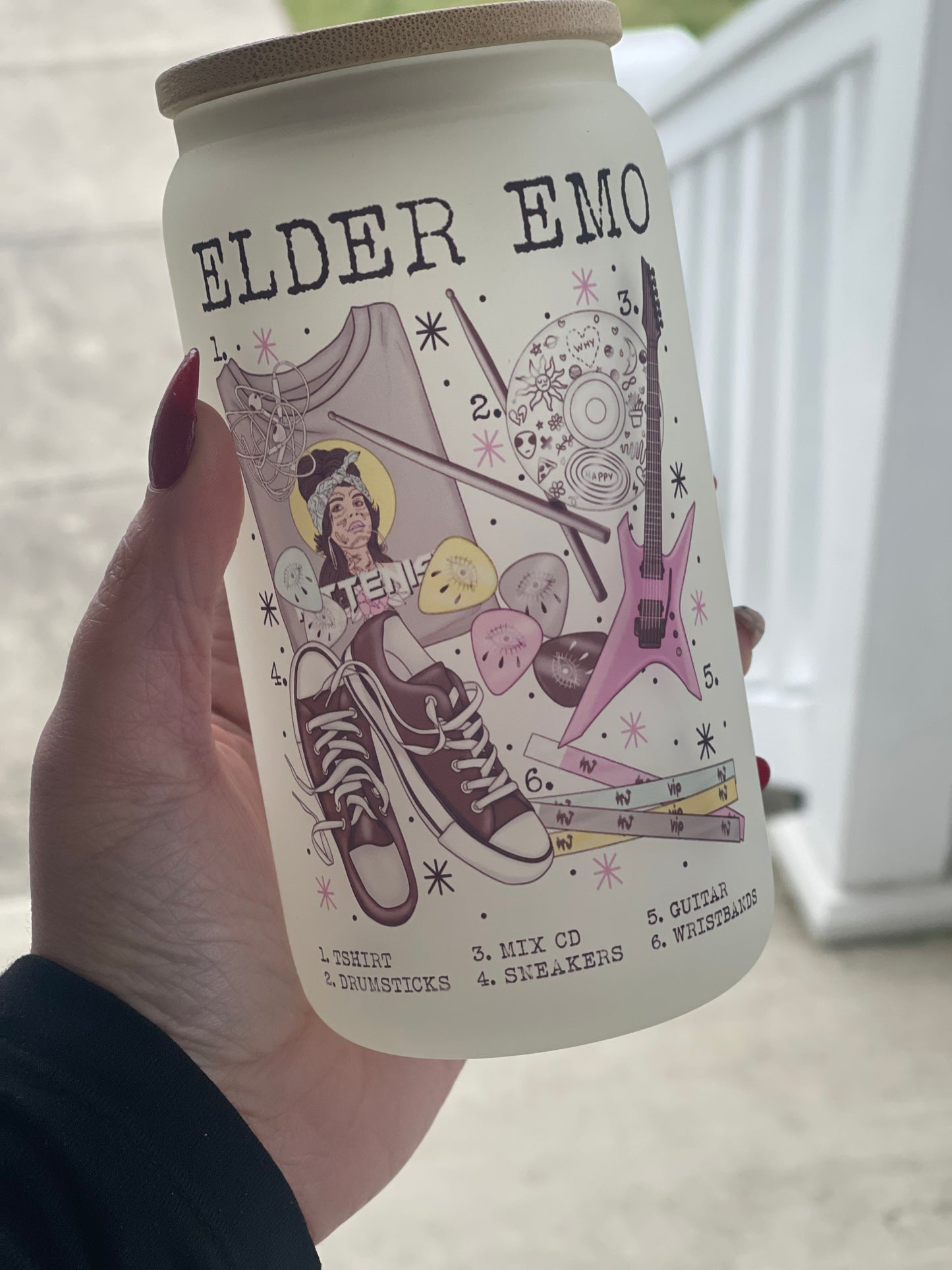 Elder Emo Chart Can Glass