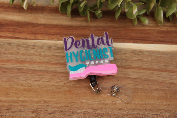 Dental Hygienist Badge Reel