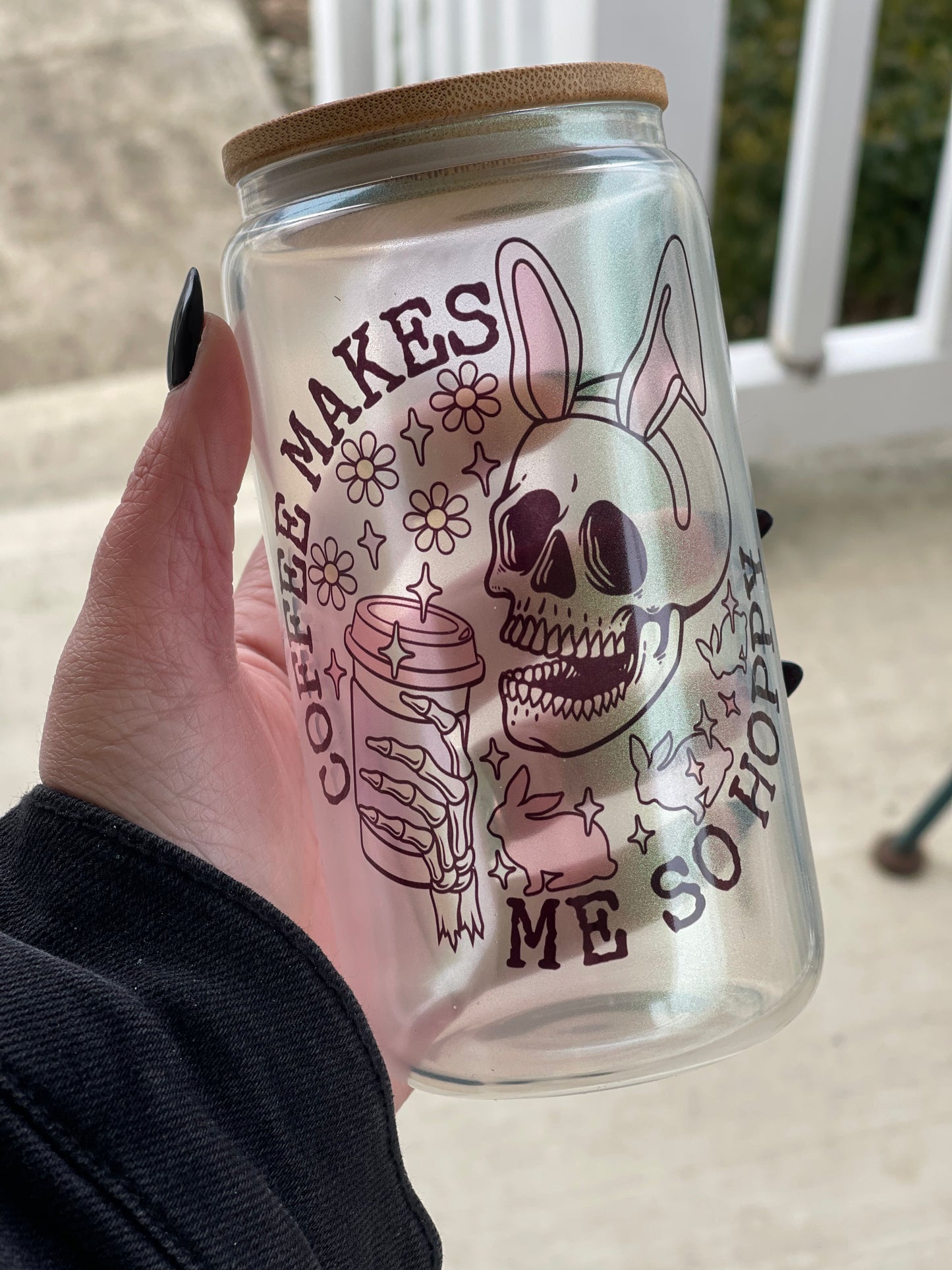 Coffee Makes Me So Hoppy Glass